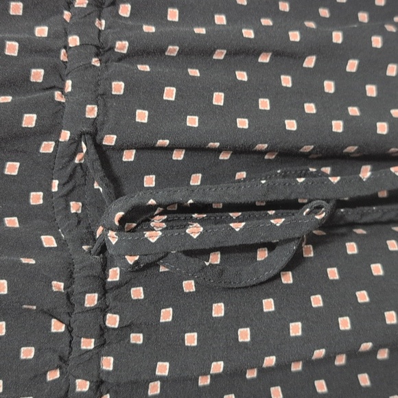 LOFT Outlet Rayon Square Polka Dot Print Casual Dress Size XL - Picture 4 of 11